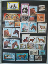 Lot timbre animaux d'occasion  Sauzet