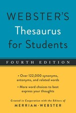 Webster thesaurus students for sale  Interlochen