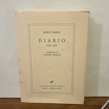 Mario mafai diario usato  Roma
