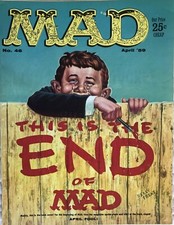Revista Mad nº 46 de abril de 1959 Editor William M Gaines Feldstein, usado comprar usado  Enviando para Brazil