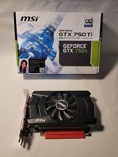 ESTADO PERFEITO! TESTADO! Placa de Vídeo Gráfica MSI NVIDIA GeForce GTX750Ti 2GB 640SP GDDR5 , usado comprar usado  Enviando para Brazil