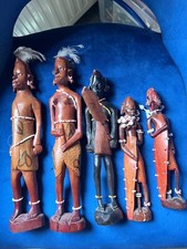 Handmade wooden african for sale  HARROW