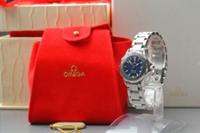 Usado, c/ Caixa OMEGA Seamaster Professional 300m Data Mostrador Azul Relógio Feminino Quartzo JAPÃO comprar usado  Enviando para Brazil