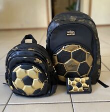 Usado, Mochila e carteira Smiggle Soccer preta e dourada comprar usado  Enviando para Brazil