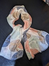 Foulard lin graphique d'occasion  Choisy-le-Roi