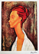 Amedeo modigliani litografia usato  Roma
