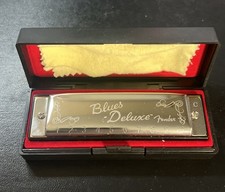 Harmônica Fender Blues Deluxe com estojo chave C cromada comprar usado  Enviando para Brazil