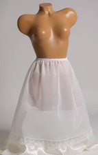 Lingerie maricas vintage super macia de chiffon e renda corte reto meio deslizamento comprar usado  Enviando para Brazil