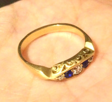 Ancienne bague victorienne d'occasion  Vernon