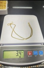 18k gold necklace for sale  COLCHESTER