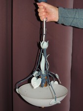 Lustre vasque opaline d'occasion  Sedan