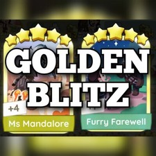 Ms Mandalore & Furry Farewell - Adesivo dourado - Disponível aqui - Golden Blitz, usado comprar usado  Enviando para Brazil