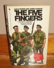 THE FIVE FINGERS-Vietnam War Novel-GAYLE RIVERS & JAMES HUDSON-Rare, SUPERB 1979 comprar usado  Enviando para Brazil