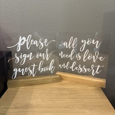 Acrylic wedding table for sale  Sioux City