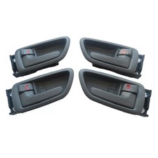 Maçaneta de porta Fit 01-07 Toyota Sequoia Tundra Avalon interna esquerda direita cinza 4 peças comprar usado  Enviando para Brazil