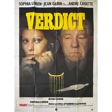 Verdict affiche film d'occasion  Villeneuve-lès-Avignon