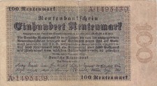 100 rentenmark 1923 gebraucht kaufen  Eisenach
