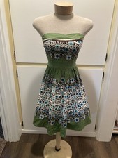 Usado, Vestido de festa Teeze Me sem alças estampa floral fit & flare tamanho 3 comprar usado  Enviando para Brazil