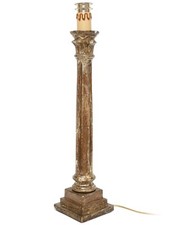 Lampada legno argentato usato  Anzio