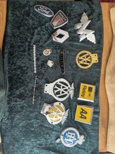 Vintage car badges for sale  LINGFIELD