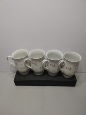 Caneca de chocolate quente rosa divagante porcelana fina Sheffield década de 1970 4 vintage comprar usado  Enviando para Brazil