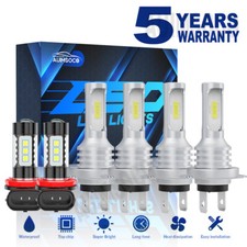 Kit de lâmpadas de neblina alta baixa para Hyundai Santa Fe 2017-2019 farol de LED brilhante comprar usado  Enviando para Brazil
