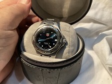 Tag Heuer aço azul KIRIUM série profissional relógio de quartzo caixa e papéis 37mm comprar usado  Enviando para Brazil