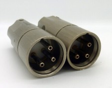 Usado, Conectores plugue XLR AECO AMI-1060S (banhado a prata) (conjunto com 2 machos) USADOS comprar usado  Enviando para Brazil