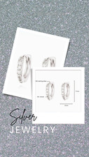 orecchini cerchi argento 925 usato orecchini cerchi argento 925 usato Milano
