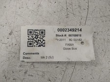 Skoda fabia glove for sale  SKELMERSDALE