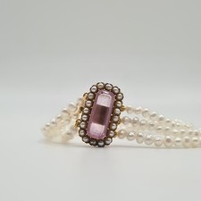 Bracelet jaune carats d'occasion  Paris IX
