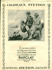 Publicité ancienne chapeau d'occasion  France