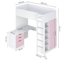 Hochbett kleiderschrank schrei gebraucht kaufen  Prenzlau