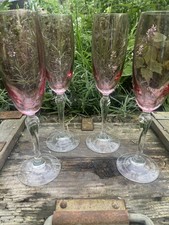 Vintage pink iridescent for sale  LETCHWORTH GARDEN CITY