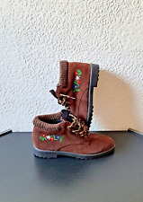 Braune stiefeletten trachtensc gebraucht kaufen  Nürnberg