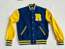 Jaqueta Archie Comics Riverdale Letterman Masculina Média Azul Amarelo Snap, usado comprar usado  Enviando para Brazil