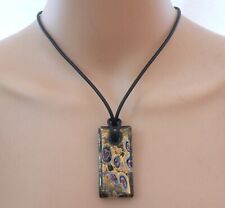 Anhänger rechteck millefiori gebraucht kaufen  Ingolstadt