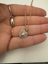 Collana cuore rosa usato  Matera
