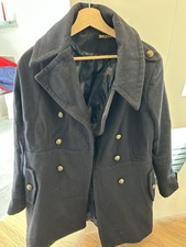 Damen wollmantel dunkelblau gebraucht kaufen  Moos
