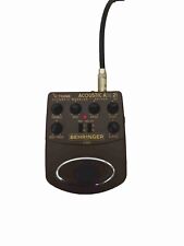Usado, Pedal pré-amplificador de guitarra acústica Behringer tipo 9 volts ADI21 marrom comprar usado  Enviando para Brazil