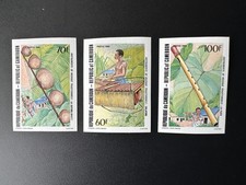 Cameroun 1985 Mi. 1074 - 1076 ND Musique traditionnelle Instruments Balafon comprar usado  Enviando para Brazil