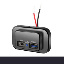 Usado, Adaptador carregador duplo USB tipo C PD à prova d'água 2 portas para carro motocicleta 12V-24V comprar usado  Enviando para Brazil