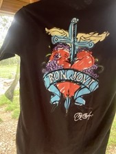 Camiseta Jon Bon Jovi Hard Rock Cafe Varsóvia Tamanho P Nova Com Etiqueta $105.00 comprar usado  Enviando para Brazil