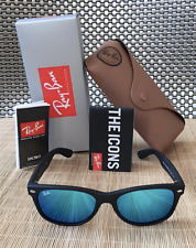ÓCULOS DE SOL AZUL RB2132 RAY-BAN NOVO WAYFARER MT-045, usado comprar usado  Enviando para Brazil