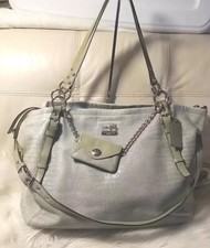 Bolsa Coach X Bolsa Tote Grande Azul Verde Ombré Alça Superior 19x12 Desleixada Frete Grátis! comprar usado  Enviando para Brazil