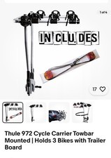 Thule 972 bike for sale  LLANELLI