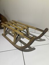Ancienne luge bois d'occasion  Le Grand-Lucé