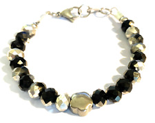 Bracciale tennis nero usato  Scandicci