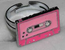 Cassete K7 anel de metal ajustável todos os tamanhos retrô anos 80 anel cassete comprar usado  Enviando para Brazil