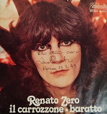 Autografo renato zero usato  Roma